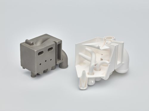 Investment Casting/ ceramic shell and metal cast part